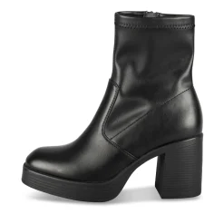 Bottines NOIR Femme Motif Uni Fermeture éclair