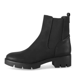 Bottines NOIR Femme Motif Uni Fermeture éclair