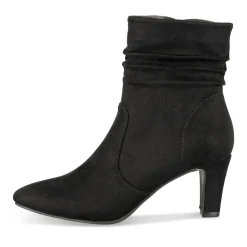 Bottines NOIR Femme Motif Uni Fermeture éclair
