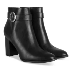 Bottines NOIR Femme Motif Uni Fermeture éclair