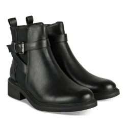 Bottines NOIR Femme Motif Uni Fermeture éclair