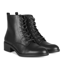 Bottines NOIR Femme Motif Uni Fermeture éclair