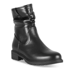 Bottines NOIR Femme Motif Uni Fermeture éclair