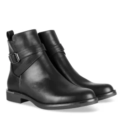 Bottines NOIR Femme Motif Uni Fermeture éclair