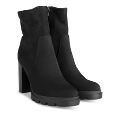 Bottines NOIR Femme Motif Uni Fermeture éclair