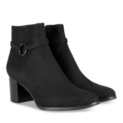 Bottines NOIR Femme Motif Uni Fermeture éclair