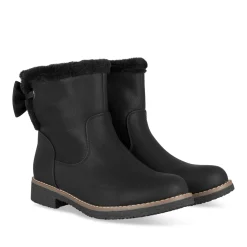 Bottines NOIR Femme Motif Uni Fermeture éclair