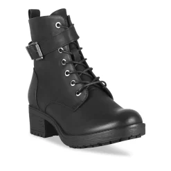 Bottines NOIR Femme Motif Uni A Enfiler