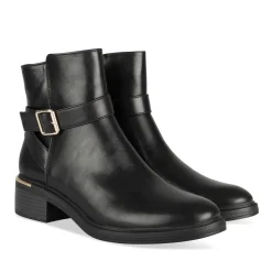 Bottines NOIR Femme Motif Uni Fermeture éclair