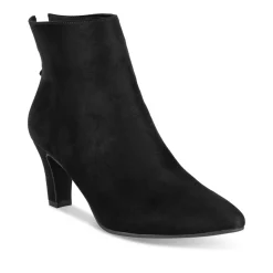 Bottines NOIR Femme Motif Uni Fermeture éclair