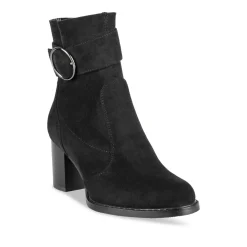 Bottines NOIR Femme Motif Uni Fermeture éclair