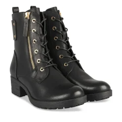 Bottines NOIR Femme Motif Uni A Enfiler