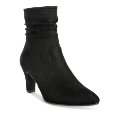 Bottines NOIR Femme Motif Uni Fermeture éclair