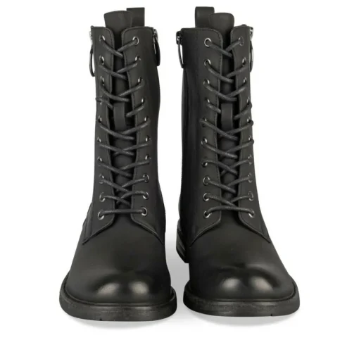 Bottines NOIR Femme Motif Uni Fermeture éclair