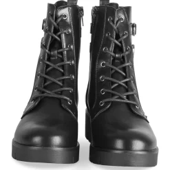 Bottines NOIR Femme Motif Uni Fermeture éclair