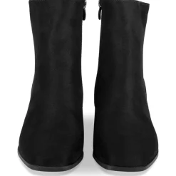Bottines NOIR Femme Motif Uni Fermeture éclair