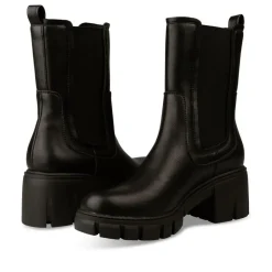 Bottines NOIR Femme Motif Uni A Enfiler
