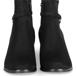 Bottines NOIR Femme Motif Uni Fermeture éclair