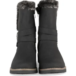 Bottines NOIR Femme Motif Uni Fermeture éclair