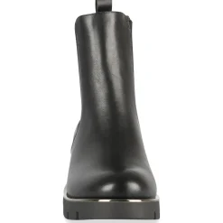 Bottines NOIR Femme Motif Uni A Enfiler