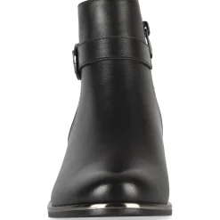 Bottines NOIR Femme Motif Uni Fermeture éclair