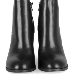 Bottines NOIR Femme Motif Uni Fermeture éclair