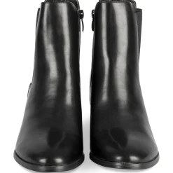 Bottines NOIR Femme Motif Uni Fermeture éclair