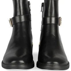 Bottines NOIR Femme Motif Uni Fermeture éclair
