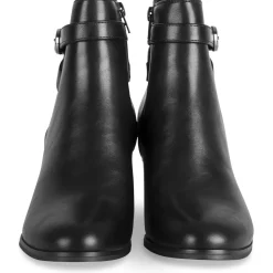 Bottines NOIR Femme Motif Uni Fermeture éclair