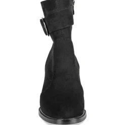 Bottines NOIR Femme Motif Uni Fermeture éclair