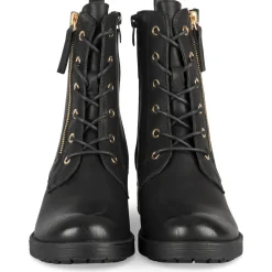 Bottines NOIR Femme Motif Uni A Enfiler