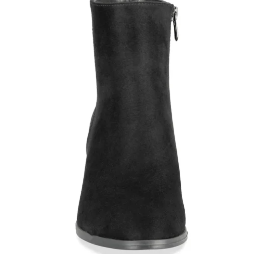 Bottines NOIR Femme Motif Uni Fermeture éclair