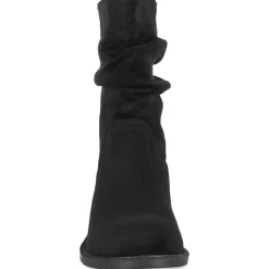 Bottines NOIR Femme Motif Uni A Enfiler