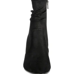 Bottines NOIR Femme Motif Uni Fermeture éclair