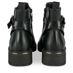 Bottines NOIR Femme Motif Uni Fermeture éclair