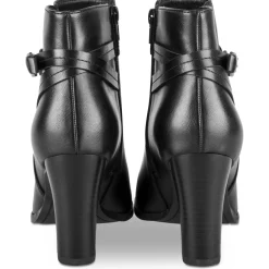 Bottines NOIR Femme Motif Uni Fermeture éclair