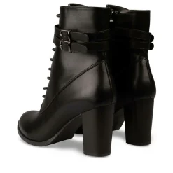 Bottines NOIR Femme Motif Uni Fermeture éclair