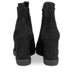 Bottines NOIR Femme Motif Uni A Enfiler