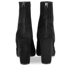 Bottines NOIR Femme Motif Uni Fermeture éclair