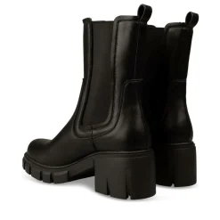 Bottines NOIR Femme Motif Uni A Enfiler