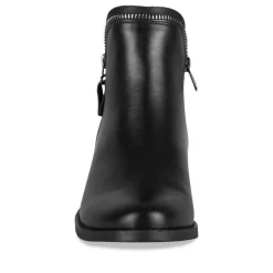 Bottines NOIR Femme Motif Uni Fermeture éclair
