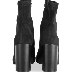 Bottines NOIR Femme Motif Uni Fermeture éclair