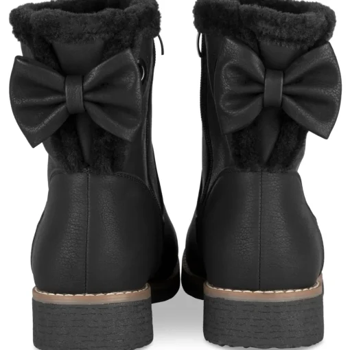 Bottines NOIR Femme Motif Uni Fermeture éclair
