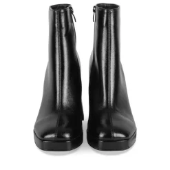 Bottines NOIR Femme Motif Uni Fermeture éclair