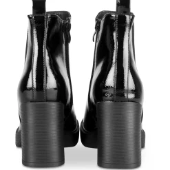 Bottines NOIR Femme Motif Uni Fermeture éclair