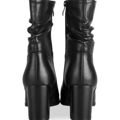 Bottines NOIR Femme Motif Uni Fermeture éclair
