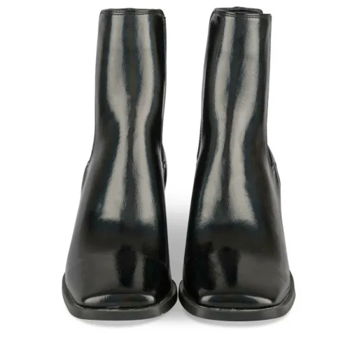 Bottines NOIR Femme Motif Iridescent Elastique