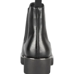 Bottines NOIR Femme Motif Paillettes A Enfiler