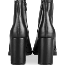 Bottines NOIR Femme Motif Uni Fermeture éclair