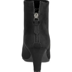 Bottines NOIR Femme Motif Uni Fermeture éclair